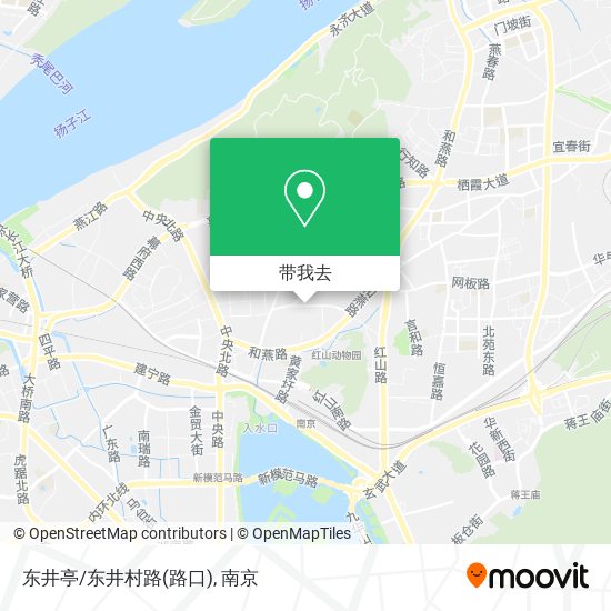 东井亭/东井村路(路口)地图