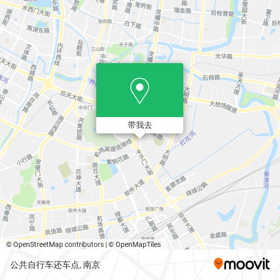 公共自行车还车点地图