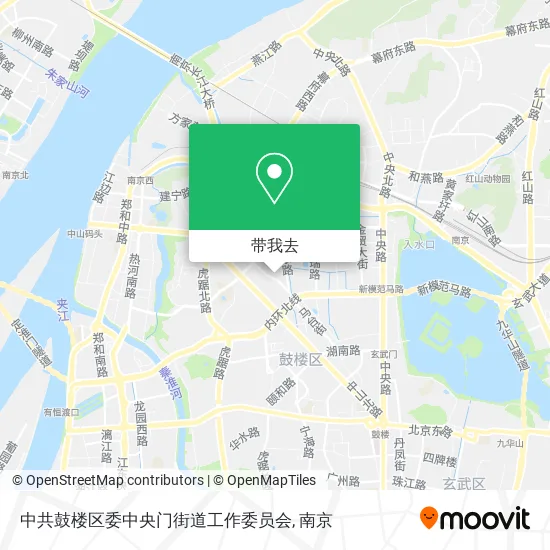 中共鼓楼区委中央门街道工作委员会地图