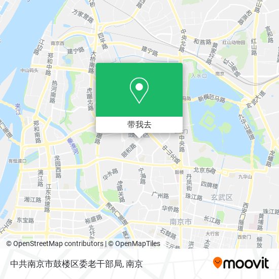 中共南京市鼓楼区委老干部局地图
