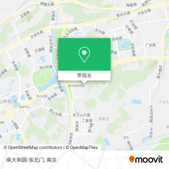 南大和园-东北门地图