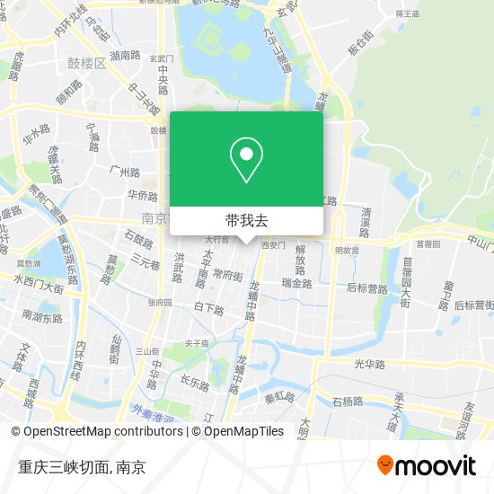 重庆三峡切面地图