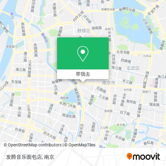发爵音乐面包店地图