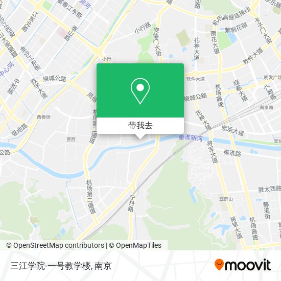 三江学院-一号教学楼地图