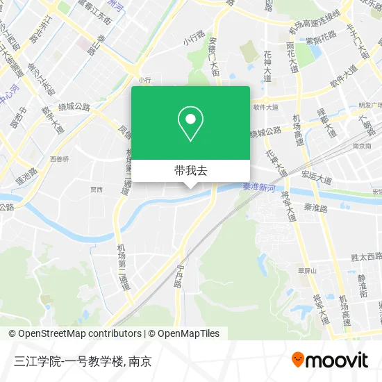 三江学院-一号教学楼地图