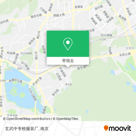 玄武中专校服装厂地图