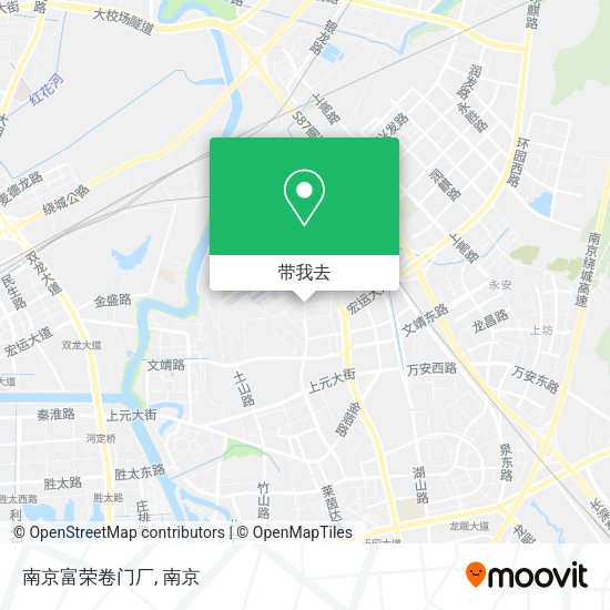 南京富荣卷门厂地图