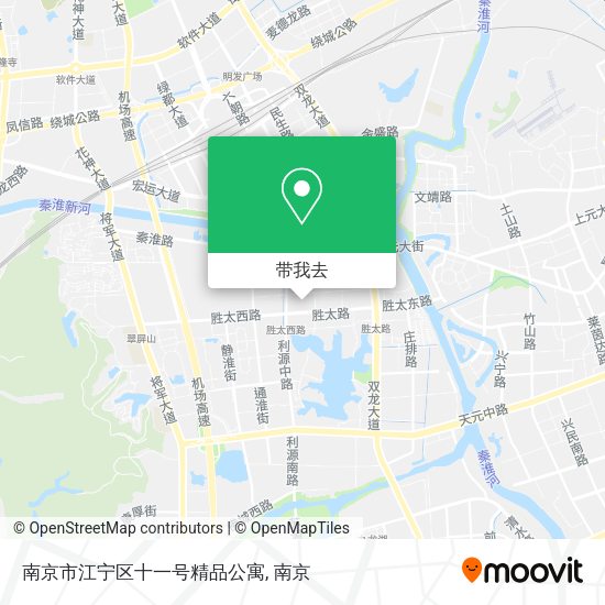 南京市江宁区十一号精品公寓地图