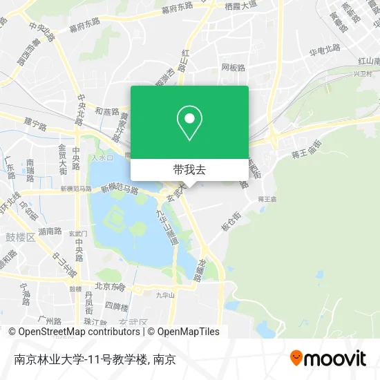 南京林业大学-11号教学楼地图