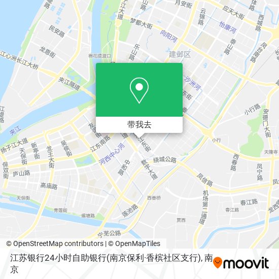 江苏银行24小时自助银行(南京保利·香槟社区支行)地图
