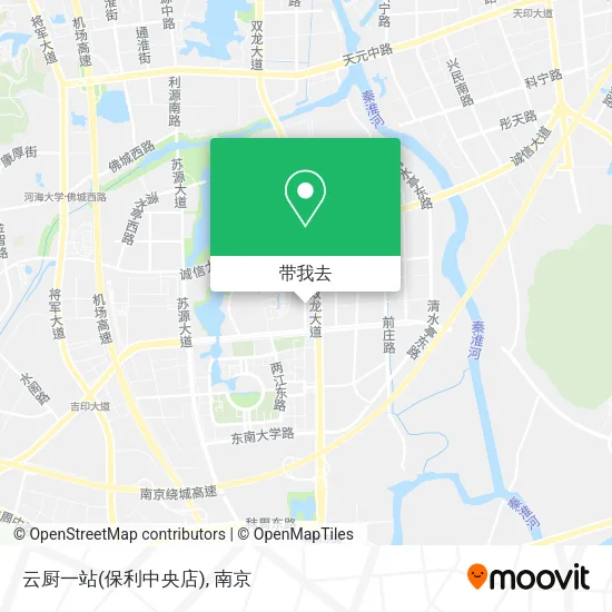 云厨一站(保利中央店)地图