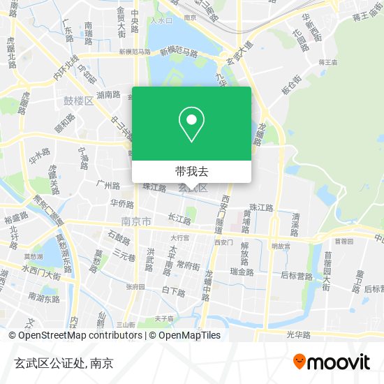 玄武区公证处地图