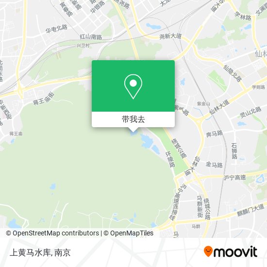 上黄马水库地图