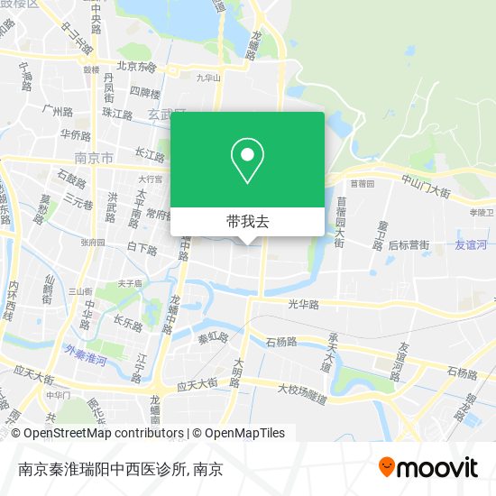 南京秦淮瑞阳中西医诊所地图