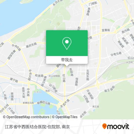 江苏省中西医结合医院-住院部地图