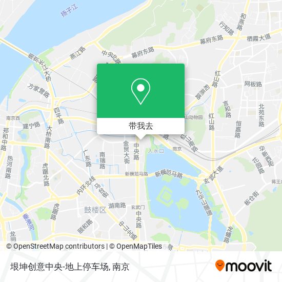 垠坤创意中央-地上停车场地图