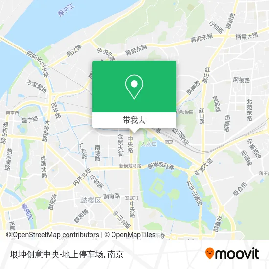 垠坤创意中央-地上停车场地图