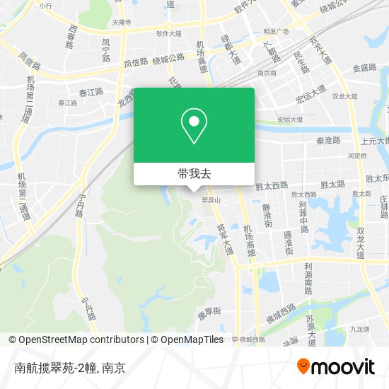南航揽翠苑-2幢地图