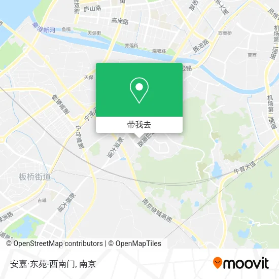 安嘉·东苑-西南门地图