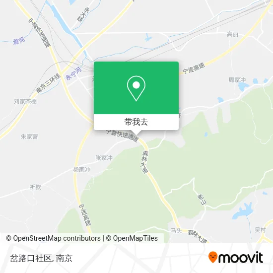 岔路口社区地图