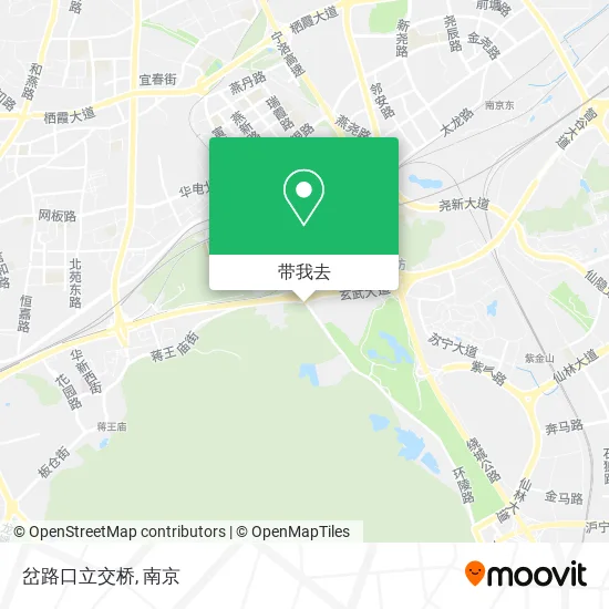 岔路口立交桥地图