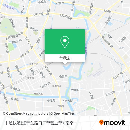 中通快递(江宁岔路口二部营业部)地图