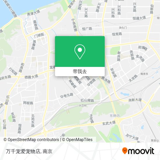 万千宠爱宠物店地图