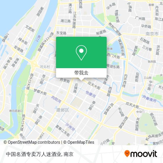 中国名酒专卖万人迷酒业地图