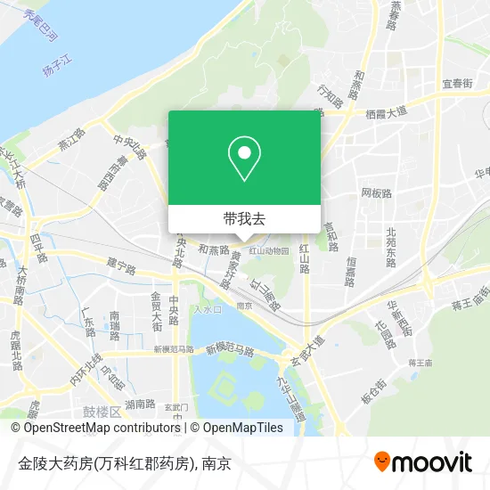 金陵大药房(万科红郡药房)地图