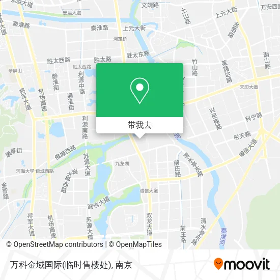 万科金域国际(临时售楼处)地图