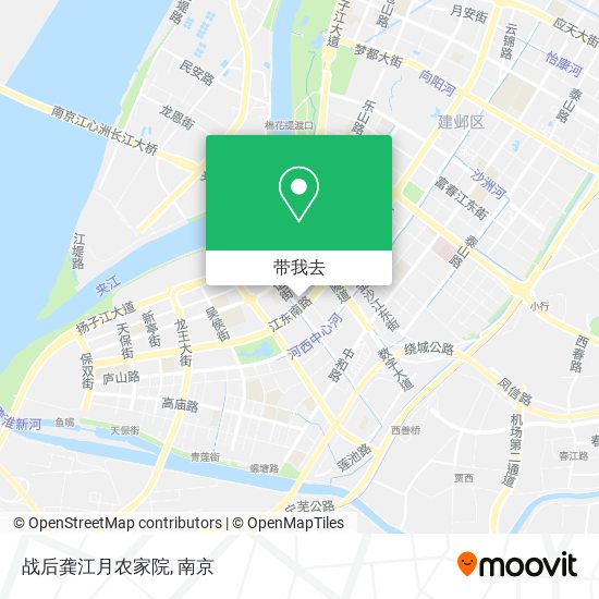 战后龚江月农家院地图