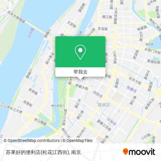 苏果好的便利店(松花江西街)地图