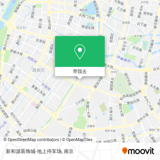 新和源装饰城-地上停车场地图