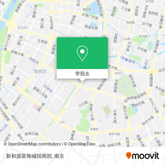 新和源装饰城招商部地图