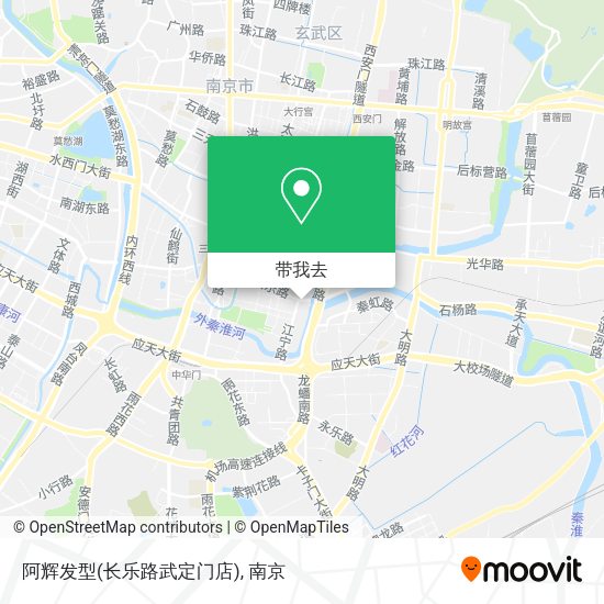 阿辉发型(长乐路武定门店)地图