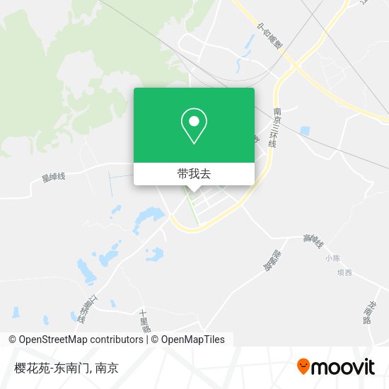 樱花苑-东南门地图