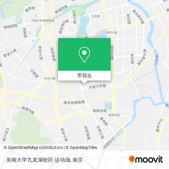 东南大学九龙湖校区-运动场地图