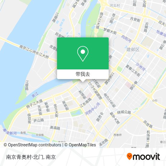 南京青奥村-北门地图