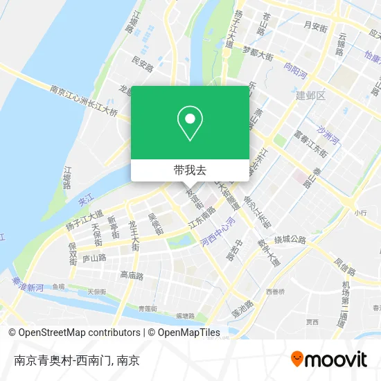 南京青奥村-西南门地图