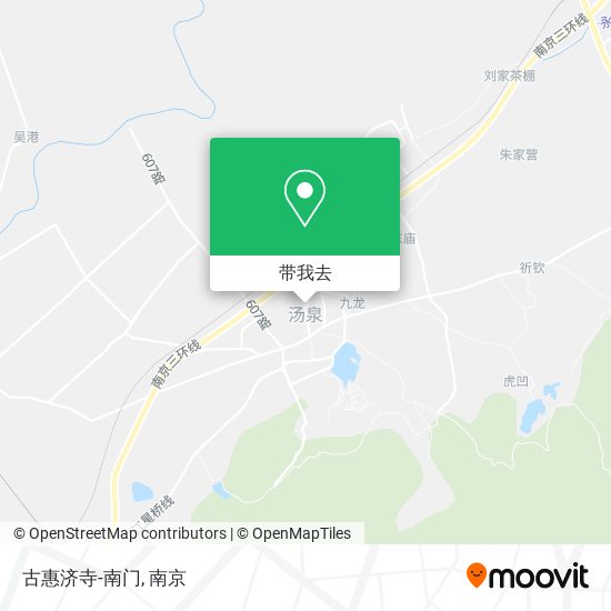 古惠济寺-南门地图