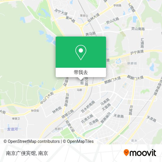 南京广侠宾馆地图