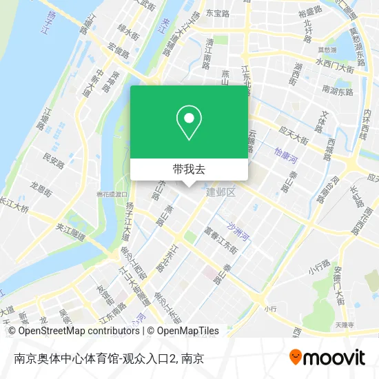 南京奥体中心体育馆-观众入口2地图
