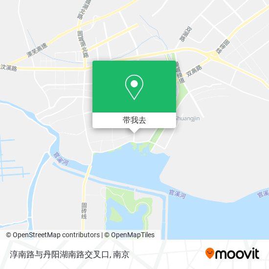 淳南路与丹阳湖南路交叉口地图