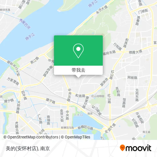美的(安怀村店)地图
