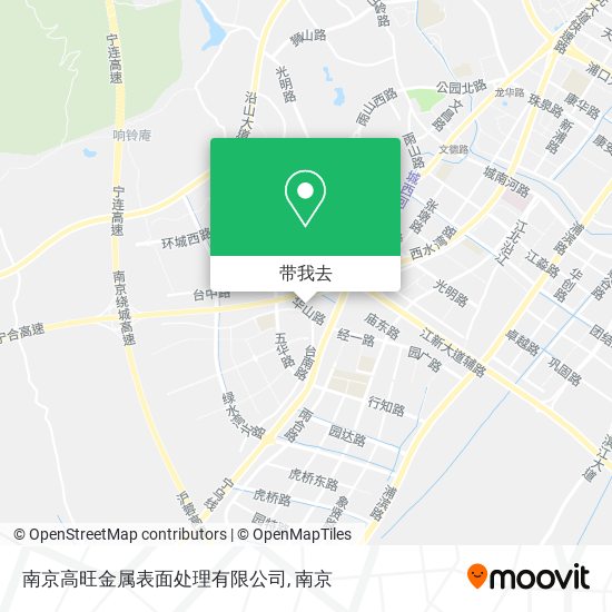 南京高旺金属表面处理有限公司地图