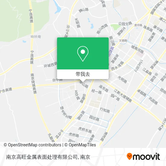 南京高旺金属表面处理有限公司地图