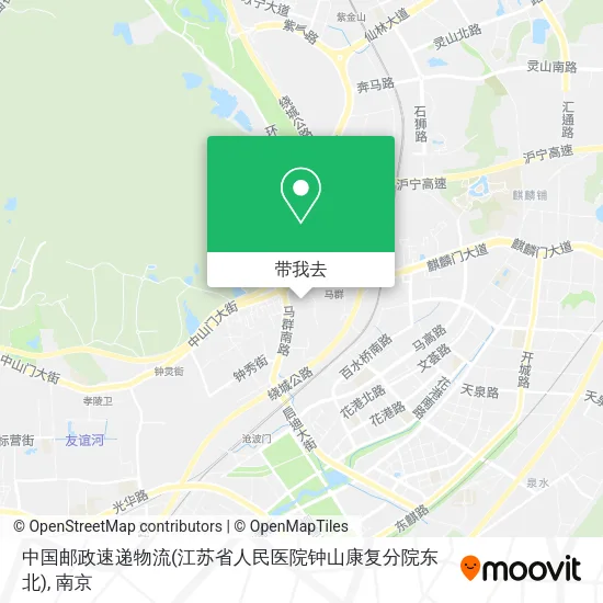 中国邮政速递物流(江苏省人民医院钟山康复分院东北)地图
