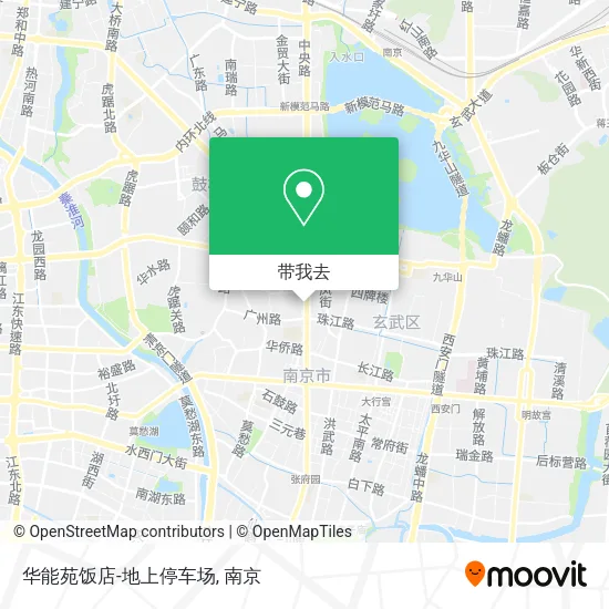 华能苑饭店-地上停车场地图