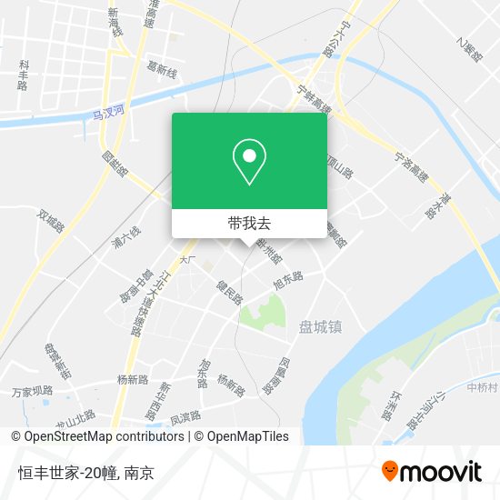 恒丰世家-20幢地图