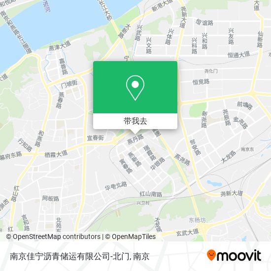 南京佳宁沥青储运有限公司-北门地图